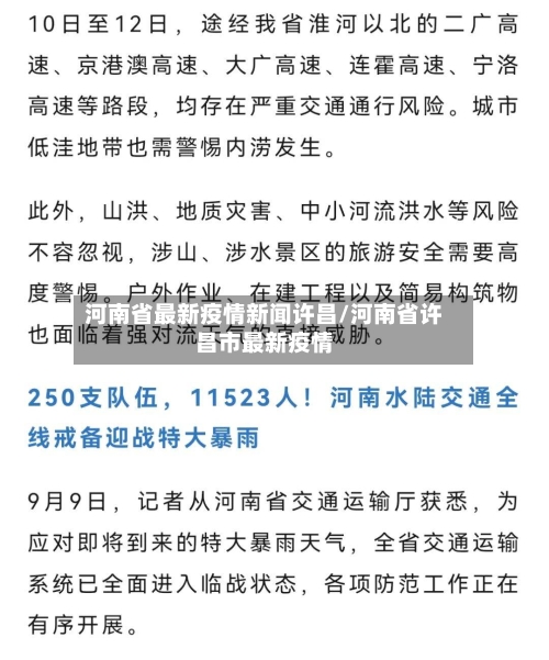 河南省最新疫情新闻许昌/河南省许昌市最新疫情-第2张图片