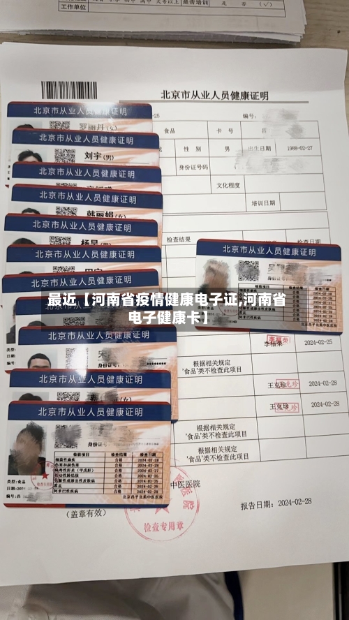 最近【河南省疫情健康电子证,河南省电子健康卡】-第2张图片
