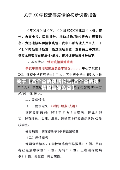 关于【各个省的疫情报告,各个省的疫情报告怎么查】-第2张图片