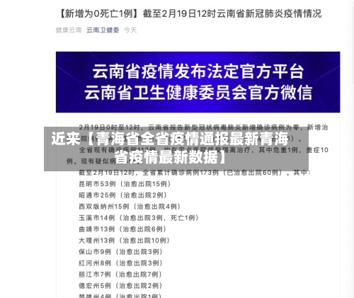 近来【青海省全省疫情通报最新青海省疫情最新数据】-第2张图片