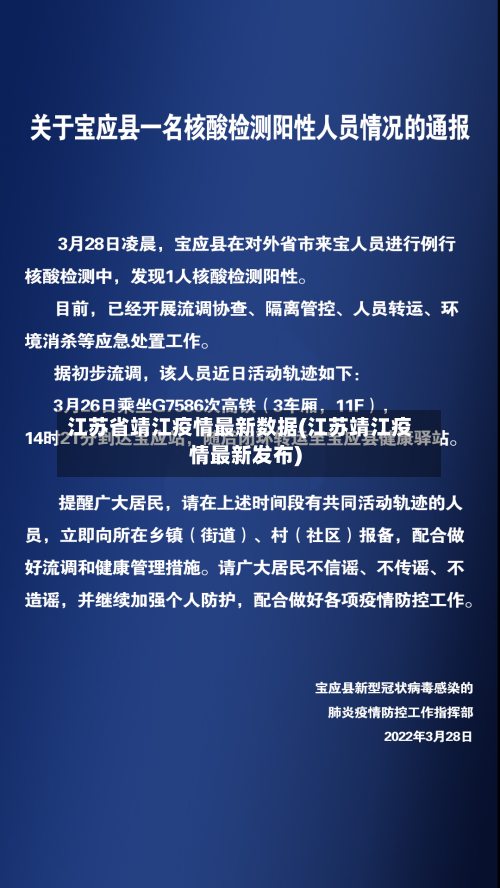 江苏省靖江疫情最新数据(江苏靖江疫情最新发布)