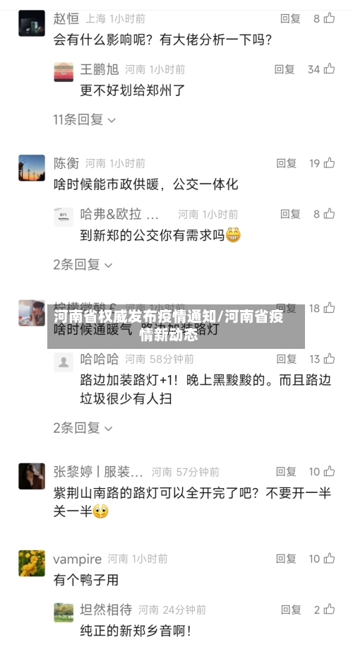 河南省权威发布疫情通知/河南省疫情新动态