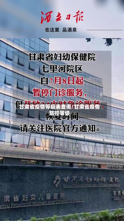 甘肃省疫情等级表查询/甘肃省疫情防控等级