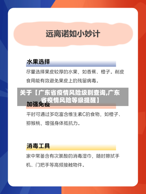 关于【广东省疫情风险级别查询,广东省疫情风险等级提醒】-第2张图片