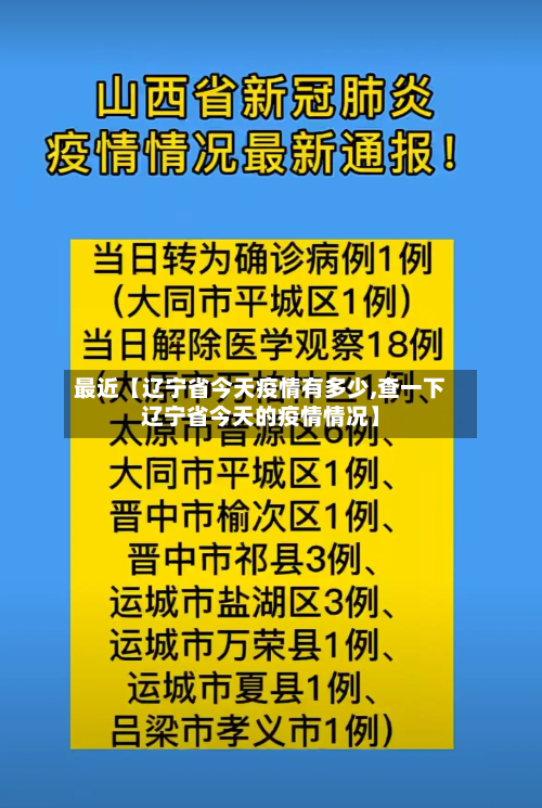 最近【辽宁省今天疫情有多少,查一下辽宁省今天的疫情情况】-第2张图片