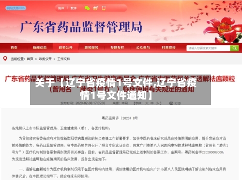 关于【辽宁省疫情1号文件,辽宁省疫情1号文件通知】-第2张图片