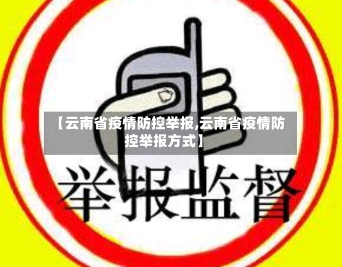 【云南省疫情防控举报,云南省疫情防控举报方式】-第3张图片