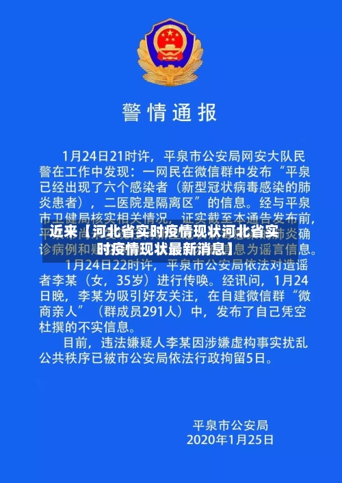 近来【河北省实时疫情现状河北省实时疫情现状最新消息】