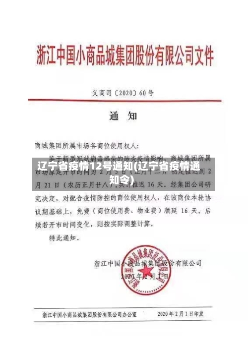 辽宁省疫情12号通知(辽宁省疫情通知令)-第2张图片
