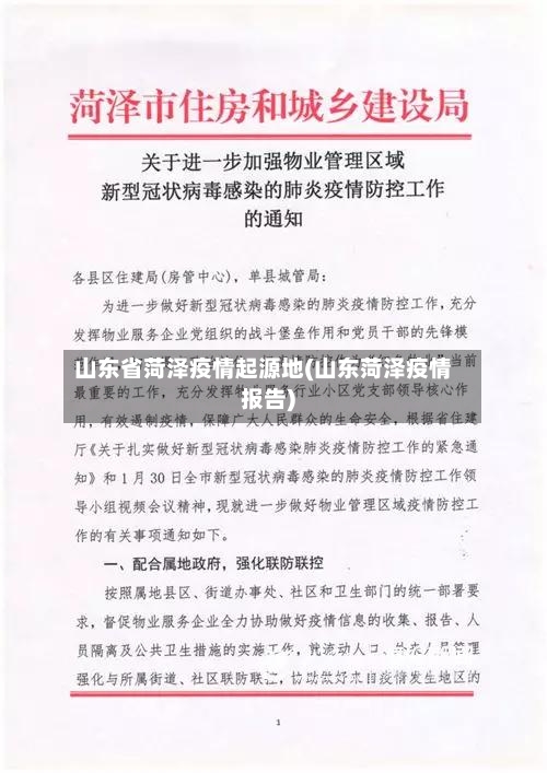 山东省菏泽疫情起源地(山东菏泽疫情报告)-第2张图片