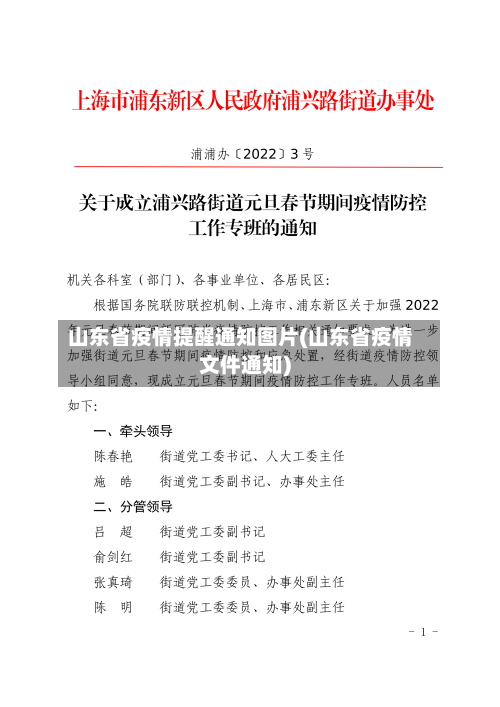 山东省疫情提醒通知图片(山东省疫情文件通知)-第2张图片