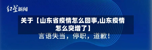 关于【山东省疫情怎么回事,山东疫情怎么突增了】-第2张图片