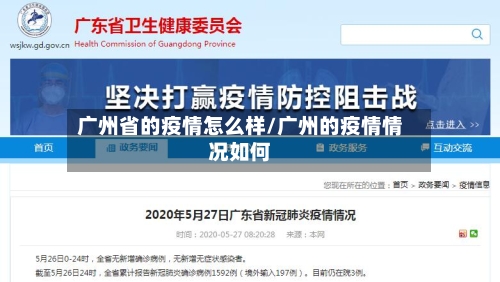 广州省的疫情怎么样/广州的疫情情况如何