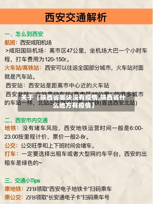 关于【陕西省哪块没有疫情,陕西省什么地方有疫情】