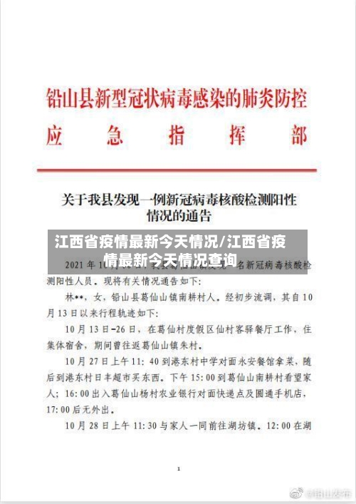 江西省疫情最新今天情况/江西省疫情最新今天情况查询-第3张图片
