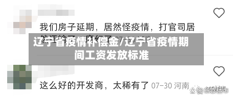 辽宁省疫情补偿金/辽宁省疫情期间工资发放标准